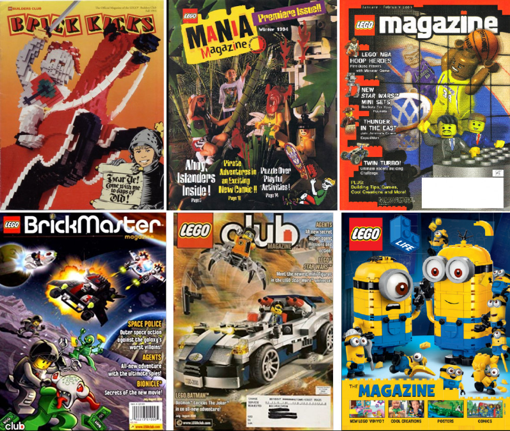 Zack the LEGOManiac - Official LEGO magazines