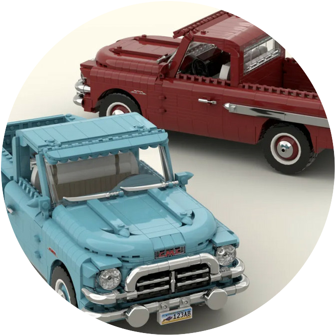 LEGO Creator Pickup Truck - New Possi-Build-ities - LEGO Ideas Fan Created GMC Pickup Trucks