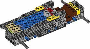 LEGO Technic instruction diagram under-structure