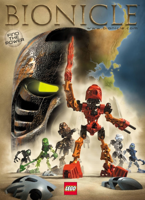 Fascinating Facts About BIONICLE.com - Why You Should Care - BIONICLE Toa Poster 2001