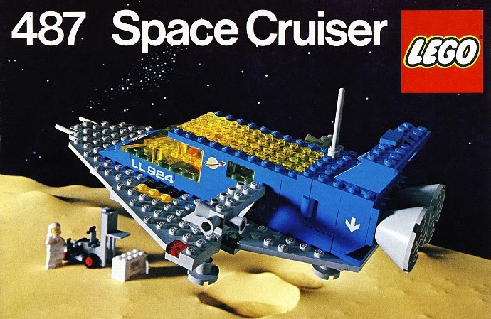 Classic LEGO Space, LEGO Space Cruiser, 1970s colors