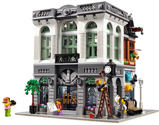 LEGO Modular Buildings: Brick Bank Adult Color scheme