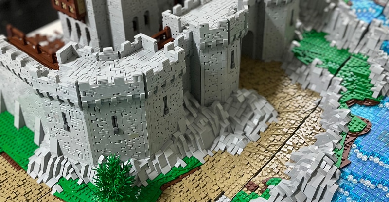How to Get Started Creating LEGO Tabletop Game Adventures: HarrisBricks Castle Diorama