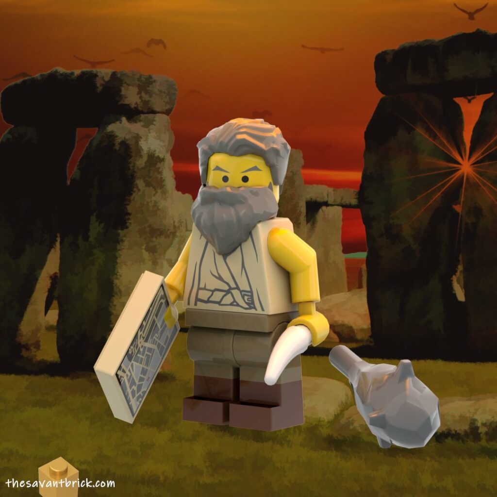Epic Ways How You Can Create Engaging NPCs in D&D - LEGO Caveman Minifigure Town Leader Character Concept